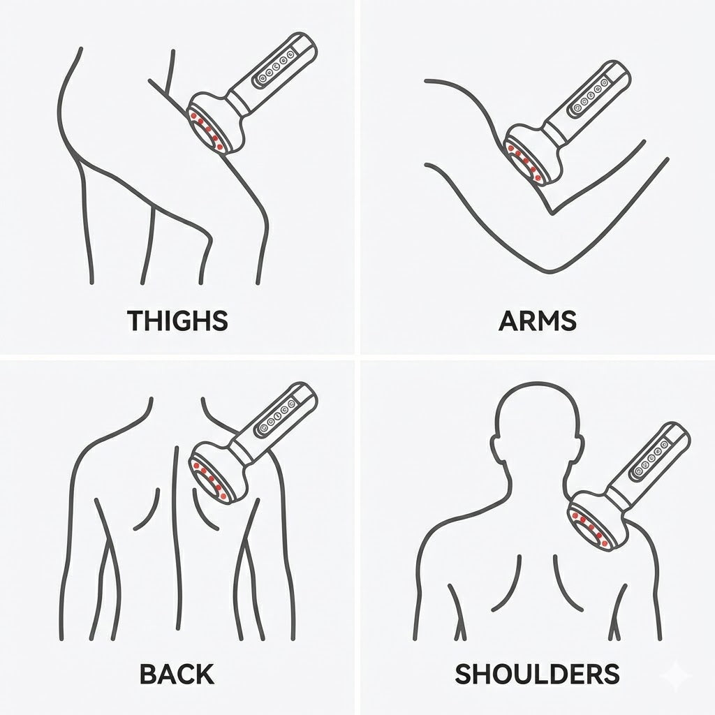 Halonix™ Lymphatic Anti-Cellulite Massage Device for Circulation & Relaxation